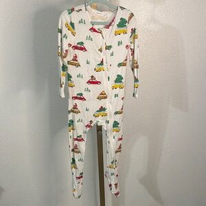 Angel Dear - Bamboo White Christmas Pajamas- 18-24m